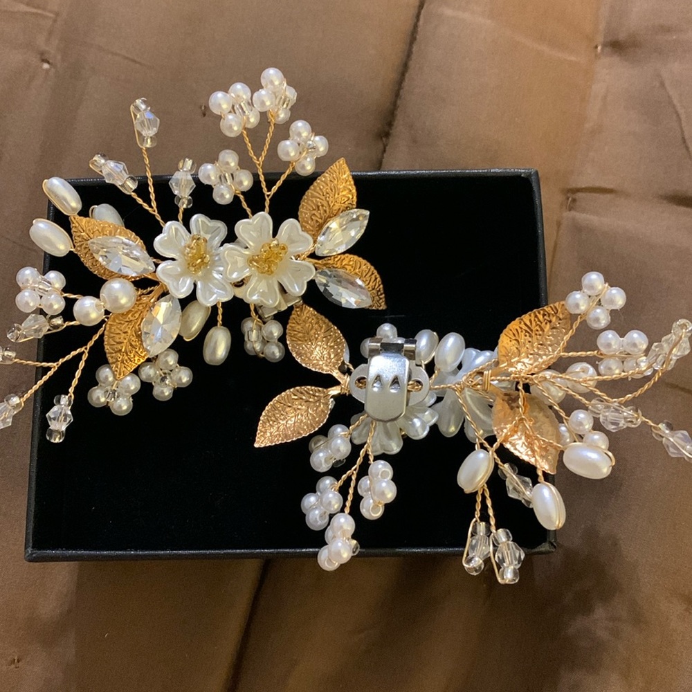 Floral shoes clips